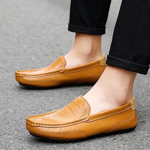 Mocassins de Ville Décontractés pour Hommes Grande Taille, Chaussures Plates d'Automne à Bout Fermé, Résistantes à l'Usure, Style Habillé, Qualité Supérieure - Product Image 4
