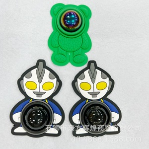 Hot bán PVC vỏ ánh sáng các bản vá lỗi điện tử LED trang trí nhãn phát sáng cao su phim hoạt hình Quần áo phụ kiện - Product Image 4