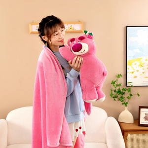 Peluche mignonne transfrontalière The Poole, jouet en peluche rigide, poupée ange pour enfants, coussin, couverture deux-en-un, vente en gros sur place - Product Image 1