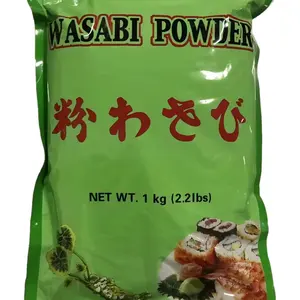 tempero de sushi de alto padrão OEM natural puro wasabi em pó wasabi