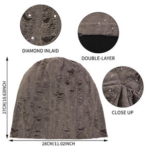 <span class=keywords><strong>Bonnet</strong></span> de <span class=keywords><strong>chimio</strong></span> en coton double couche foulard d'extérieur respirant avec motif papillon imprimé bonnets pour femmes chapeau d'<span class=keywords><strong>hiver</strong></span> vente en gros - Product Image 4