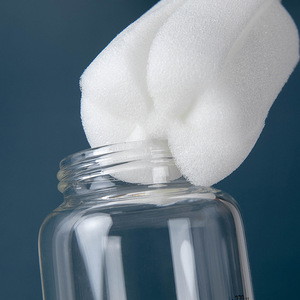 Cup Cleaning Brush Long Handle Sponge For Thermos Water Baby Bottles Color Block Design - Product Image 3