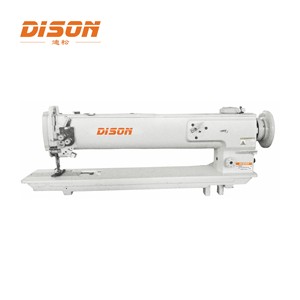Máquina de coser de punto de bloqueo de alta resistencia, compuesto de alimentación de aguja única de brazo largo de DS-1510-L65, con recortador de hilo automático - Product Image 2
