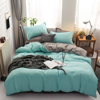 Literie MnTYaE Tailles Personnalisées Ensemble de Draps de Lit Queen Size Ensemble de Literie en Microfibre Brossé 4 Pièces