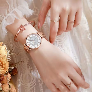 ใหม่สำหรับ 318 นาฬิกาข้อมืออนาล็อกผู้หญิงแฟชั่นธุรกิจหรูหราสไตล์สปอร์ต  พร้อมเข็มเรืองแสง  ตัวเรือนสแตนเลส  กันน้ำ 3ATM - Product Image 6