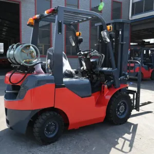 HUAYA mesin standar Eropa Euro5 forklift mini lpg diesel hidrolik 2.5 ton propana forklift gas asoline 2.5 ton untuk dijual