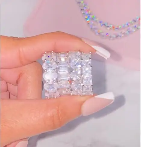 Foxi jewelry anéis de ouro 18k, moda feminina personalização 2022 casamento diamante anéis de joias da moda
