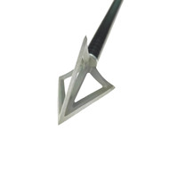 Pointes de flèches de chasse G5 Archery Broadhead 100 grains pour extérieur, 100 % acier, pour arbalète, pointes fixes haute performance