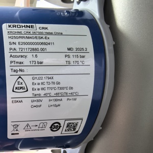 เครื่องวัดอัตราการไหลแบบปรับพื้นที่ได้ Krohne H250/RR/M40 สำหรับของเหลวและก๊าซ H250/RR/M40/ESK-EX เครื่องวัดอัตราการไหลแบบโคริโอลิส H250/RR/M40/ESK-EX H250/ - Product Image 5