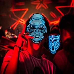 OEM Néon <span class=keywords><strong>Lumineux</strong></span> Rougeoyant Néon El Fil <span class=keywords><strong>Led</strong></span> Purge <span class=keywords><strong>Masque</strong></span> <span class=keywords><strong>Masque</strong></span> Rave Activé <span class=keywords><strong>Masque</strong></span> Clignotant Décoration El Fil Persona - Product Image 5