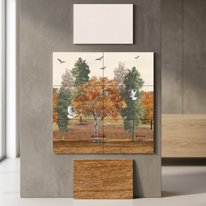 Exquisitos azulejos de pared de cerámica Lappato 30x45 Material de construcción natural El mejor diseño para paredes interiores y exteriores para baño de pasillo - Product Image 2