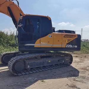 Excavadora Hyundai 220lc-9s usada 2023 en buenas condiciones, modelo coreano con componentes de núcleo de bomba para minería - Product Image 4