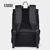 Sac à dos pour ordinateur portable avec logo personnalisé, grande capacité, plusieurs poches extérieures, sac à dos élégant pour ordinateur, voyage en plein air
