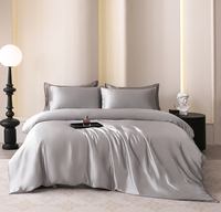 Housse de couette en satin de soie de mûrier 19 22 25 30 Momme, 1 pièce, literie personnalisée