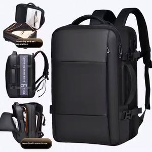 Sac à dos d'affaires extensible Grande capacité Séparation sec-humide Voyage Décontracté Sac de sport Sac à dos pour ordinateur portable imperméable - Product Image 1