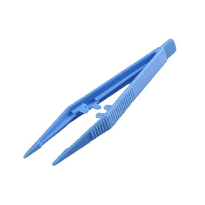 OEM Curved Oral Forceps Disposable Straight Stainless Steel Spear Shaped Medical Tweezer For Dental Use - Product Image 1