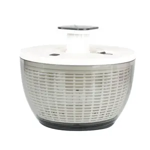 OXO 32480 Good Grips 5 Qt. White Plastic Salad Spinner / Dryer