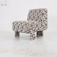 Fabricant de meubles de haute qualité, chaise de loisirs ergonomique, chaise d'appoint moderne de luxe à 3 pieds, style nordique pour salon