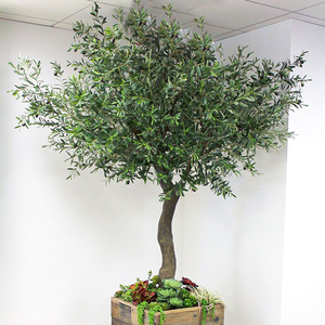 Decoración de árboles <span class=keywords><strong>olivo</strong></span> artificial grandes árboles bonsái artificiales al aire libre para Centro Comercial <span class=keywords><strong>restaurante</strong></span> - Product Image 4