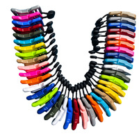 Approvisionnement en stock d'usine 15mm tactique fonctionnel magnétique auto-absorbant Clip crochets à chaussures en plastique et accessoires de sac à cordon