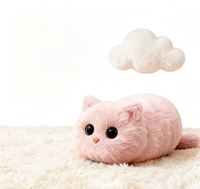 Robot animal de compagnie best-seller avec yeux LED, commande vocale intelligente, interaction tactile et gestuelle multi-capteurs, jouet IA en coton PP