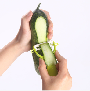 Éplucheur multifonction créatif en céramique pour fruits et légumes, outil de cuisine domestique, couteau éplucheur en plastique pour pommes et pommes de terre - Product Image 2