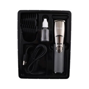 ชุดอุปกรณ์ตัดแต่งทรงผม MAC Styler Gunmetal พร้อมด้ามจับลายกันลื่น ตัดได้อย่างแม่นยำ ครบชุดในหนึ่งเดียว พร้อมหวีหลายขนาด ชุดอุปกรณ์ตกแต่งทรงผมแบบกำหนดเองได้ - Product Image 4