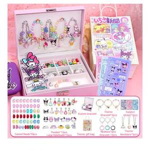 Bracelet de mode étanche de haute qualité pour femmes avec des breloques porte-bonheur Bracelet perlé en acier inoxydable à la mode coffret cadeau - Product Image 3