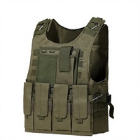 Gilet tactique de camouflage en polyester TM STARTECH, porte-plaques MOLLE, capacité 20-36L, multifonctionnel, fermeture éclair détachable
