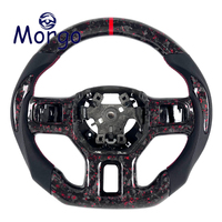 Volant personnalisé en fibre de carbone forgée rouge pour Dodge RAM 1500 TRX SLT SRT 2500 3500 4500 2010-2017