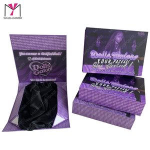 MUYANG HOT SALE Purple Magnetic Premium Headband WIG <b>Box</b> - Product Image 2