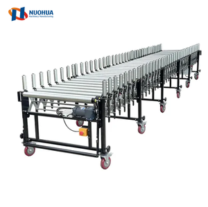 Nuohua linh hoạt Con lăn hướng dẫn băng tải Powered Telescopic Con lăn băng tải ngăn chặn rơi - Product Image 2
