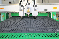 Routeur CNC à bois multi-broches haute performance 4 têtes et machine à découper le bois à couteau oscillant - Prix