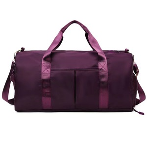 Sacs <span class=keywords><strong>de</strong></span> voyage légers imperméables <span class=keywords><strong>de</strong></span> couleur marron avec <span class=keywords><strong>compartiment</strong></span> à chaussures pour hommes et femmes vente en gros - Product Image 4