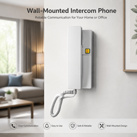 Téléphone d'interphone d'ascenseur d'urgence mural avec combiné de communication