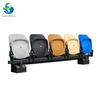 Chaise de stade personnalisable, service OEM ODM, siège en plastique HDPE anti-décoloration pour tribune