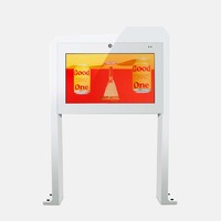 Moniteur LCD de parc de publicité extérieure MWE avec système de contrôle étanche des prévisions météorologiques et utilisation de l'ascenseur IP65 à écran horizontal