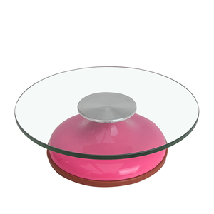 Factory Direct Sale Rotating Round Transparent Tempered Glass Rotating Turntable Cake Decorating Kits - Product Image 1