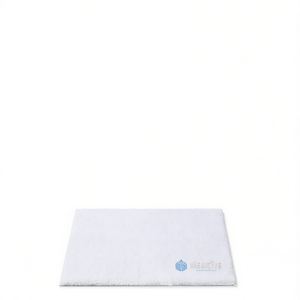 Bath <b>Rug</b> Cotton Rectangle <b>Non</b> <b>Slip</b> Rubber Backing Bathroom <b>Mat</b> Modern Minimalist Design Solid Color Comfortable Floor <b>Mat</b> - Product Image 1