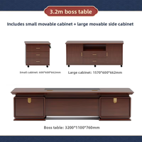 Bureau de patron de style chinois moderne haut de gamme nouveau mobilier de bureau de chaise de direction pour le président