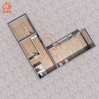 Maisons préfabriquées portables, étanches, à isolation thermique, personnalisées, pour le camping, l'école, le salon, design moderne