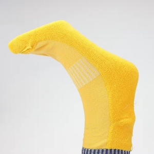 Custom Men's Summer Soccer Knee <b>Socks</b> – Non-Slip Breathable Sweat-Absorbent with Cuff/Body Logo - Product Image 2