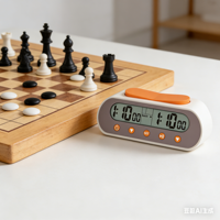 Jam Catur Digital Portabel Profesional untuk Turnamen, Timer Catur untuk Kompetisi Permainan Catur Go
