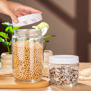 Alta Qualidade Eco Friendly Food Storage Containers 1550ml Hermético Vidro <span class=keywords><strong>Jar</strong></span> Selos com Silicofie Selo para Cozinha Despensa Cabinet - Product Image 3