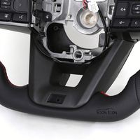 Volant sport en cuir pour Toyota Land Cruiser LC79 LC76 LC70 LC300 2008-2021, style GR Sport, noir