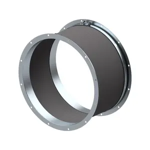 Stainless steel & PVC flexible pipe connector with flange/ Duct pipes flexible insert for vibration and noise reduction