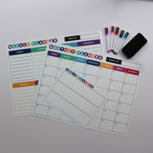 Imán para Refrigerador con Calendario, para Planificar Actividades Diarias, Semanales y Mensuales, Pegatina Magnética para Refrigerador - Product Image 2
