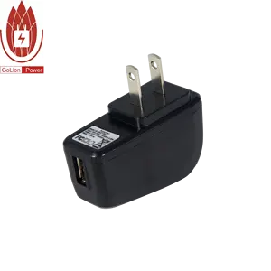 מפעל ישיר 5V1A 5V DC5V 1A USB מטען קיר ארה"ב אירו תקע מטען נייד כוח מתאם CE FCC RoHS להגיע מוסמך