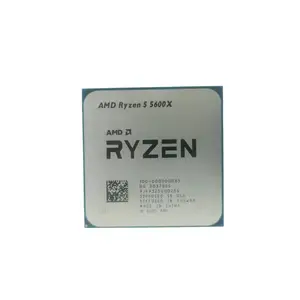 Procesador de CPU Ryzen5 5600X R5 5600X, 3,7 GHz, seis núcleos, 12 hilos, 65W, L3 = 32M, 100-000000065, enchufe AM4, sin ventilador de refrigeración