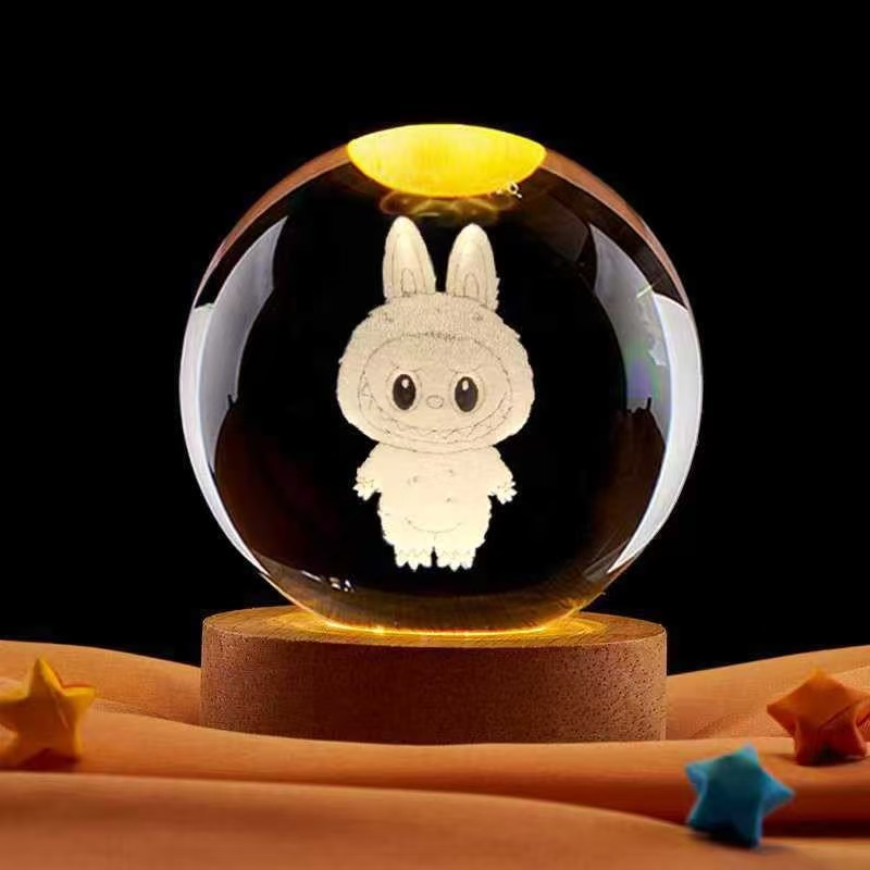 Wholesale Crystal Ball Wooden Base Custom